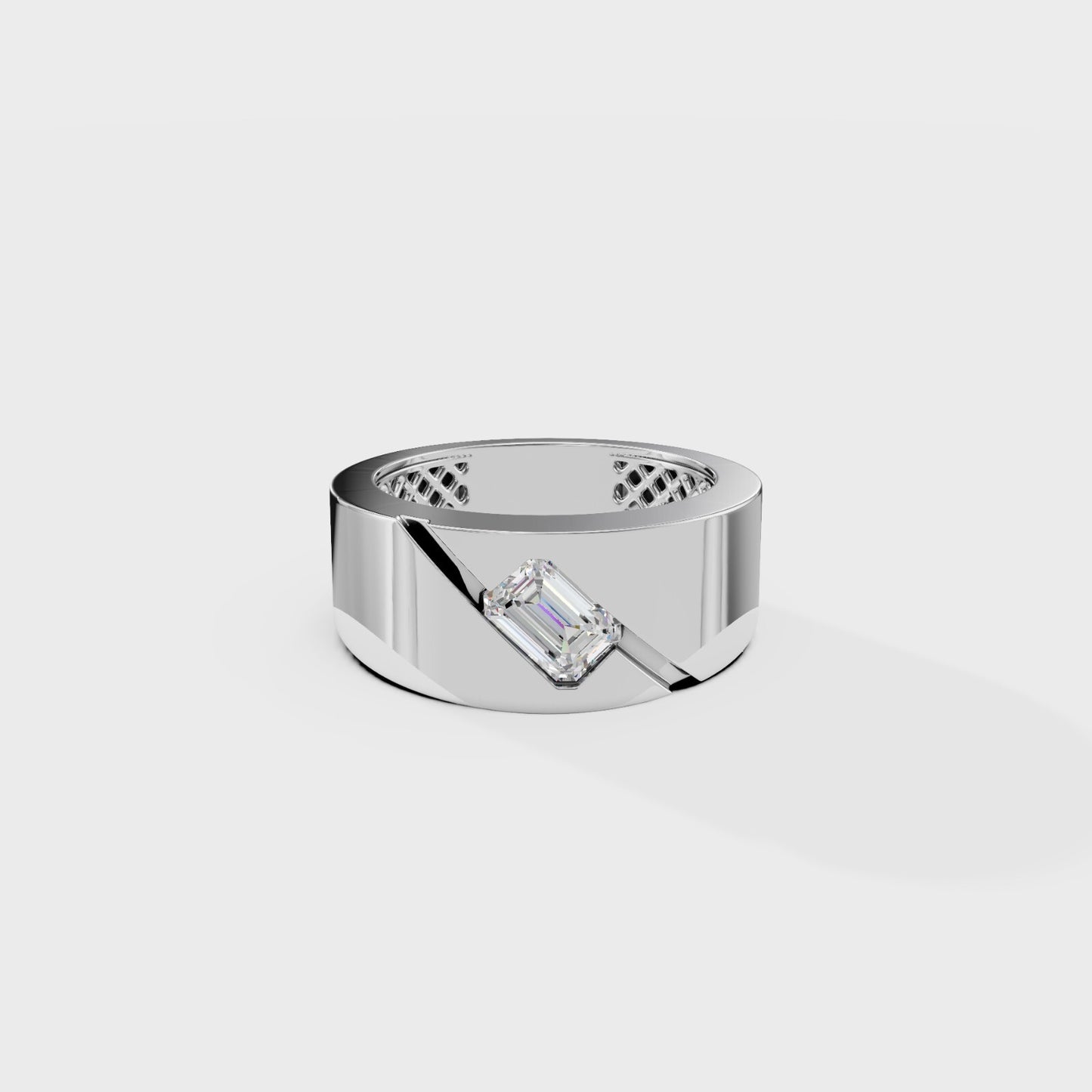 EMRALD MENS RING