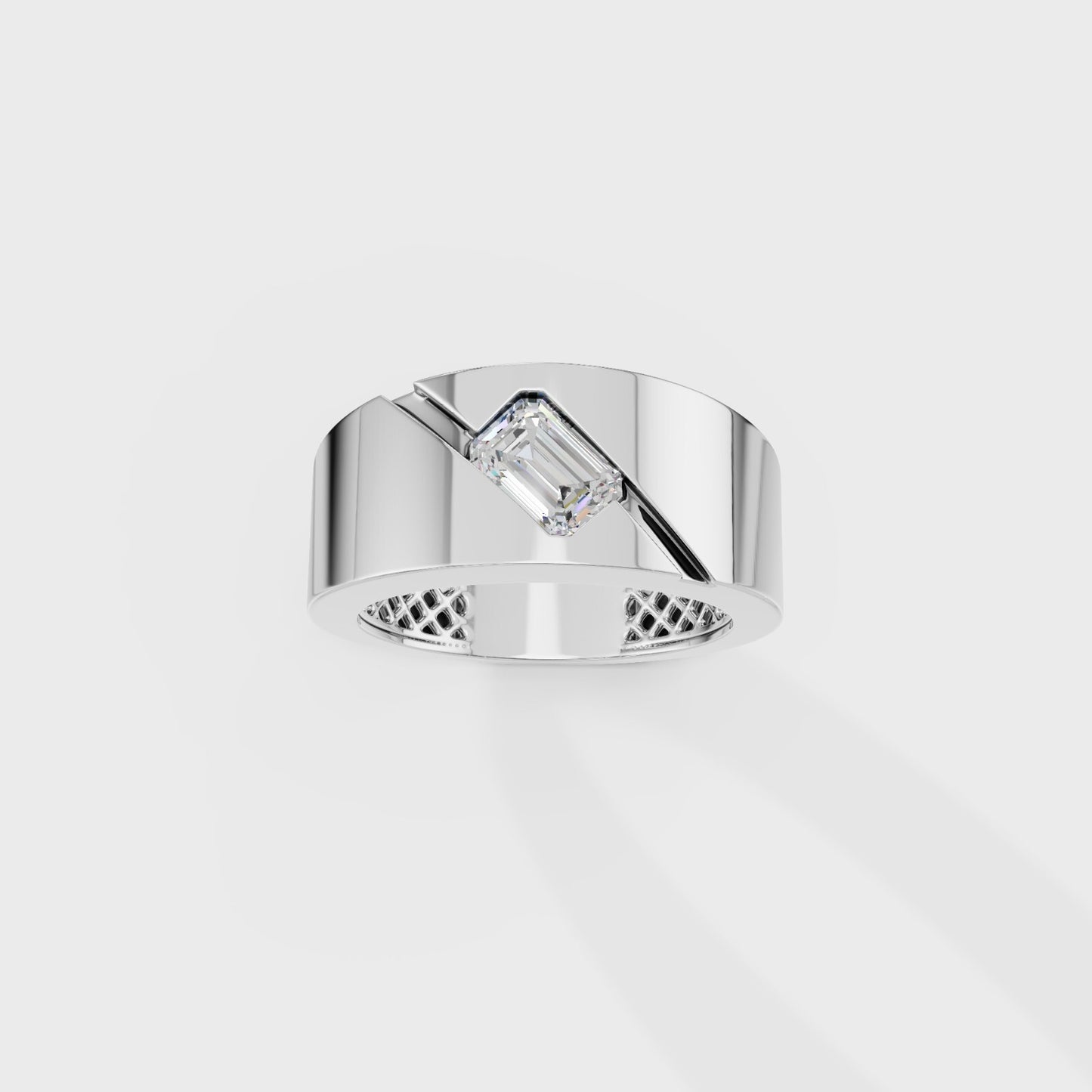 EMRALD MENS RING