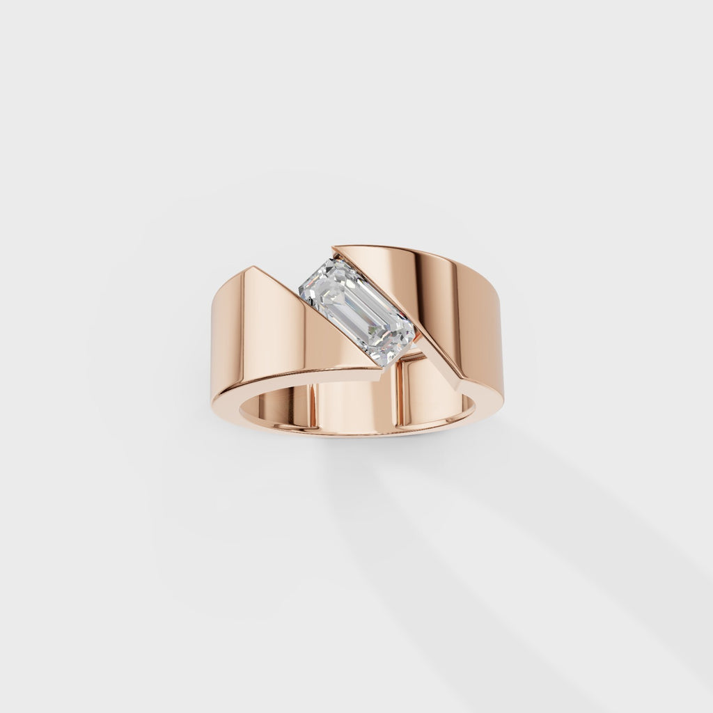 Thunderstrike Emerald Ring