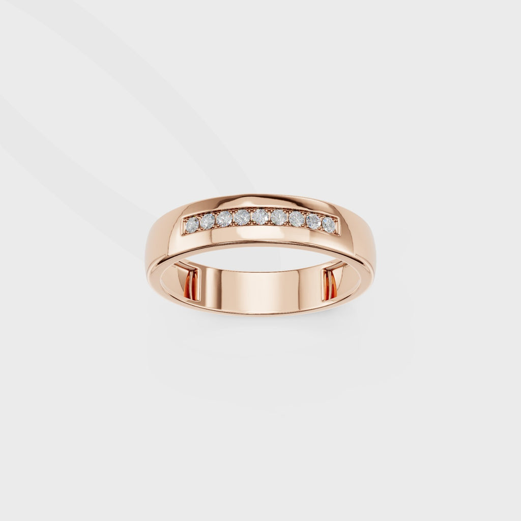 Elysian Arc Round Men's Ring