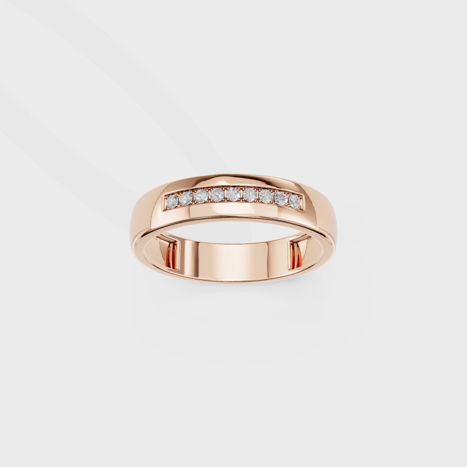 Elysian Arc Round Men's Ring