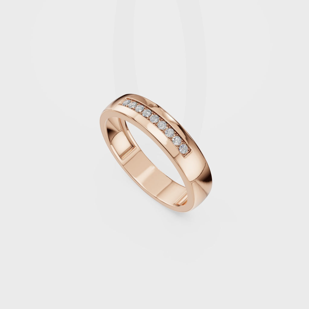 Elysian Arc Round Men's Ring