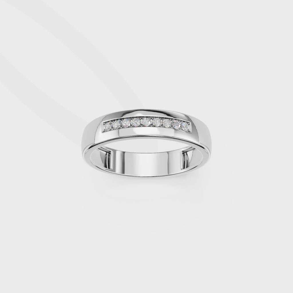 Elysian Arc Round Men's Ring