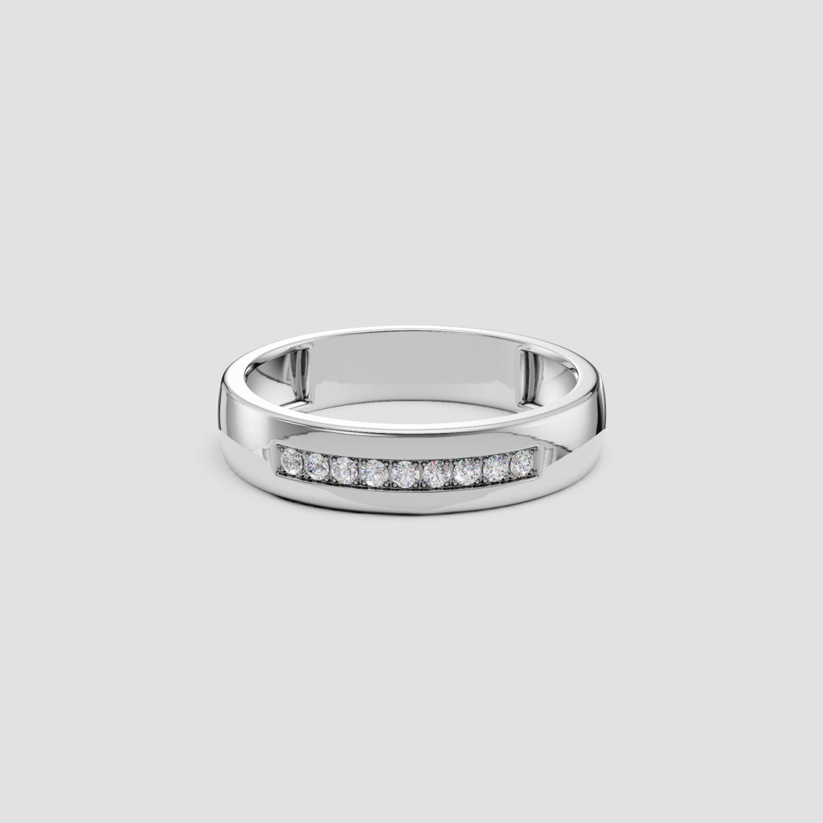 Elysian Arc Round Men's Ring