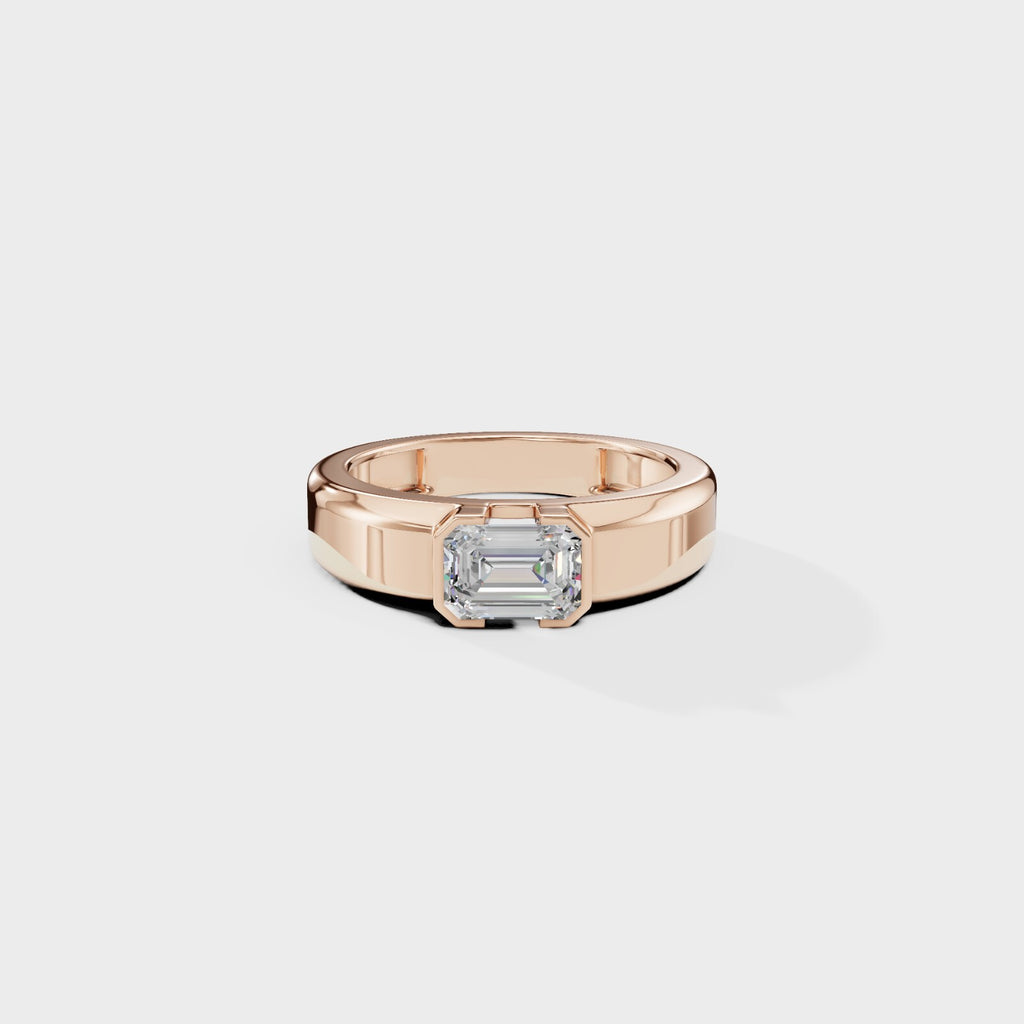 Lumora Emerald Men's Ring