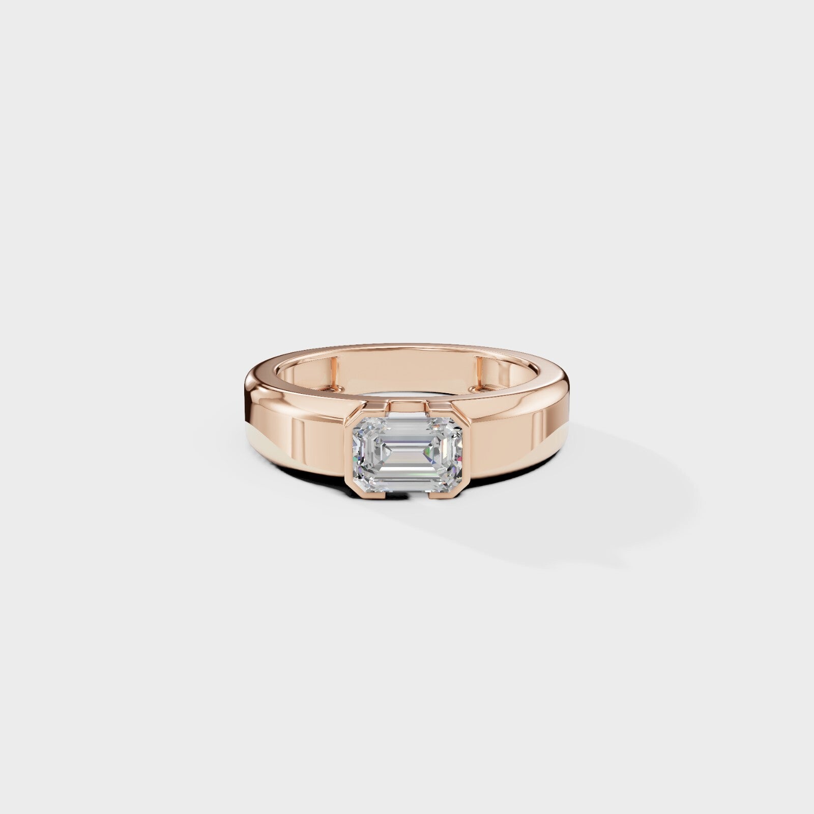 Lumora Emerald Men's Ring