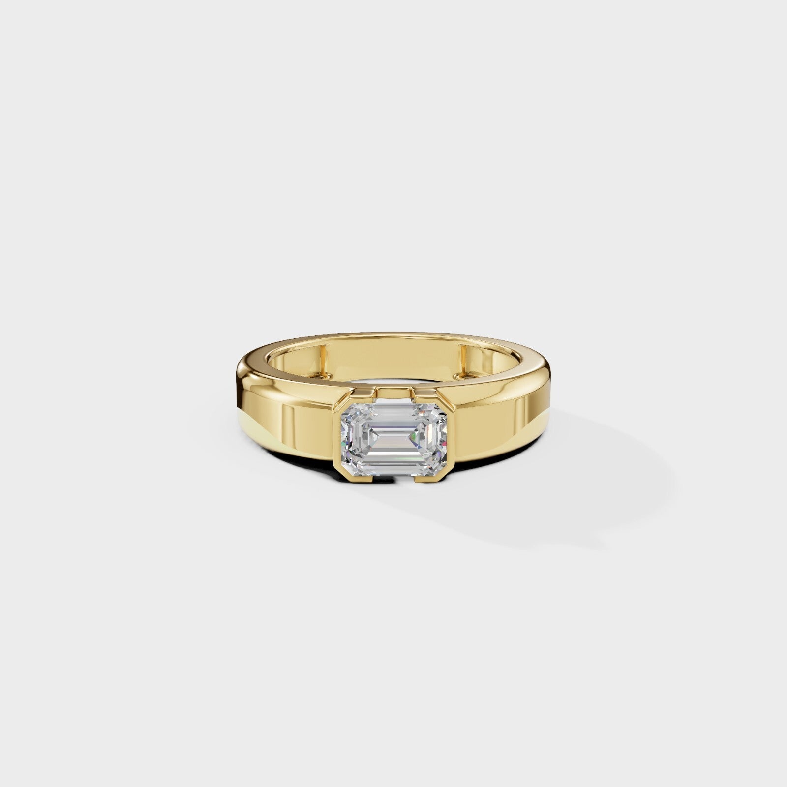 Lumora Emerald Men's Ring