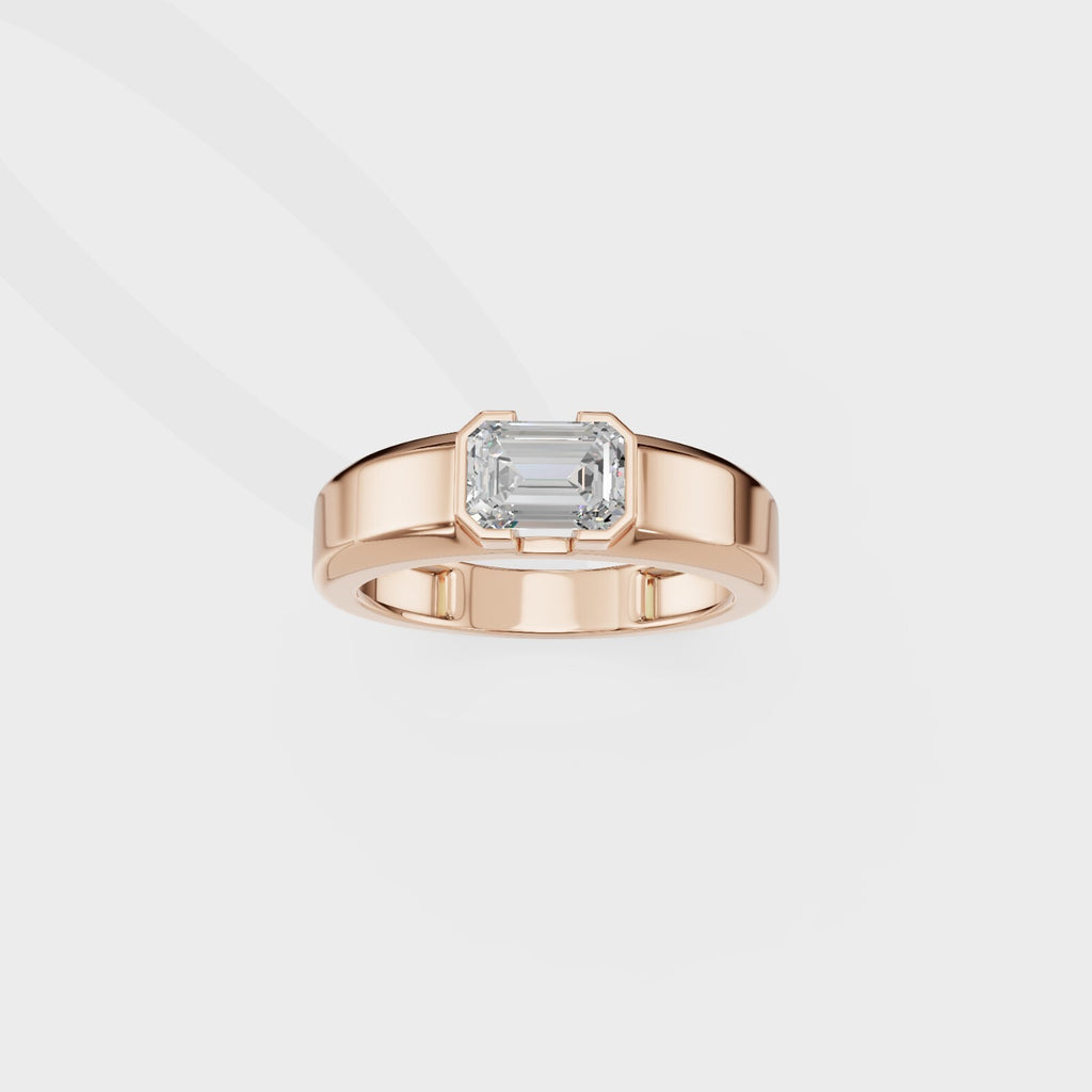 Lumora Emerald Men's Ring