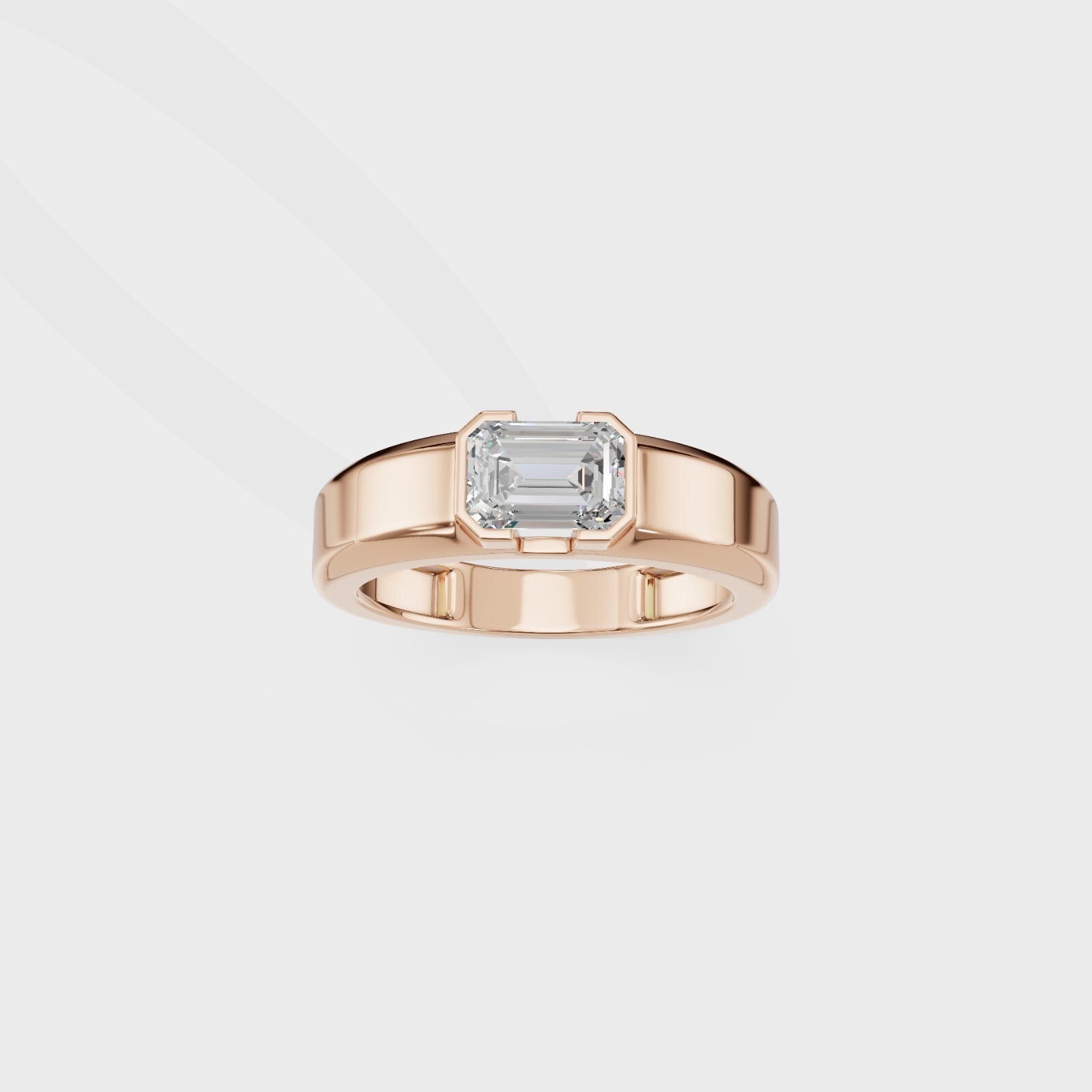 Lumora Emerald Men's Ring