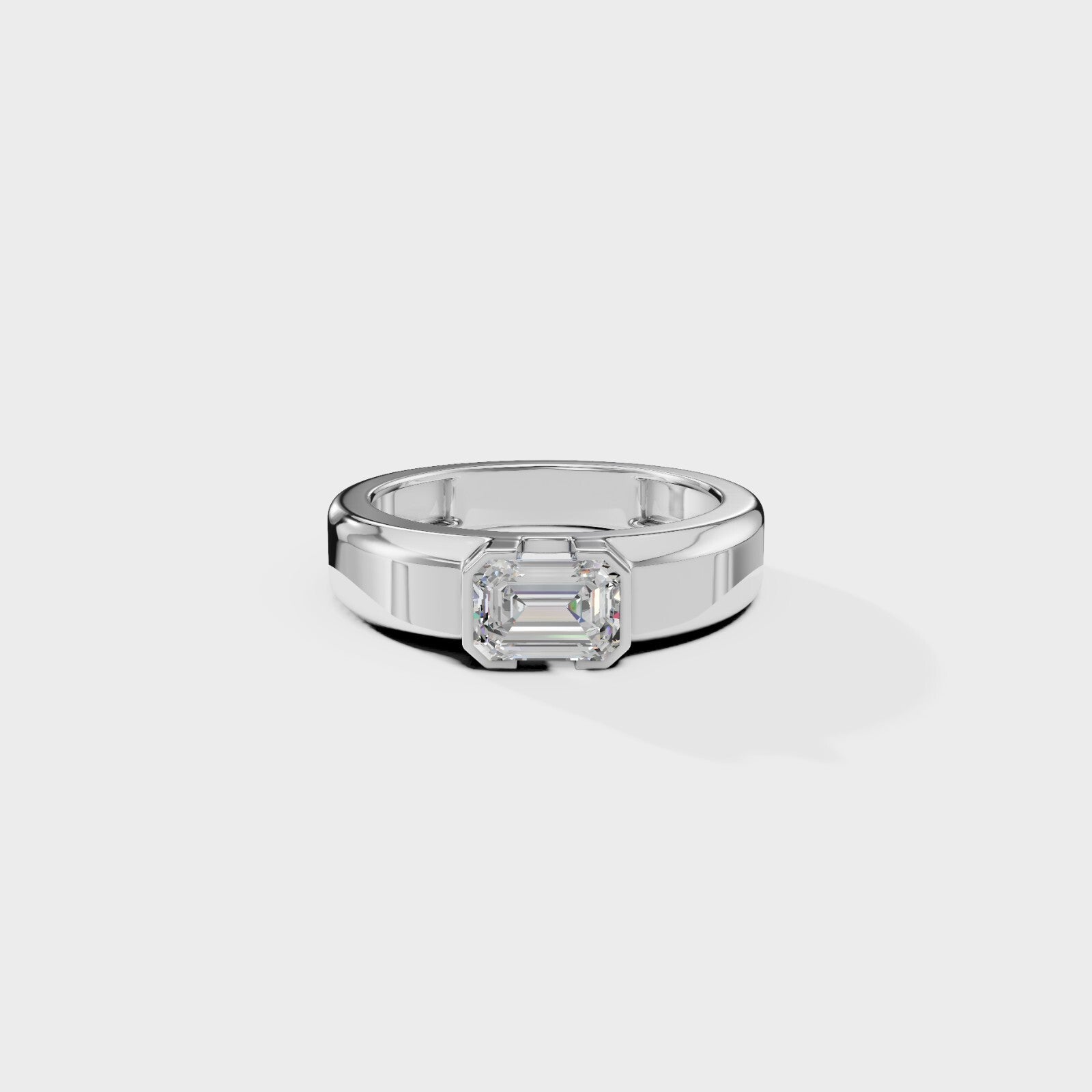 Lumora Emerald Men's Ring