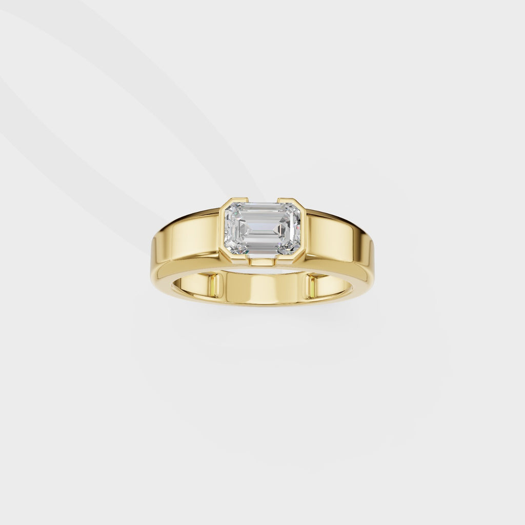 Lumora Emerald Men's Ring