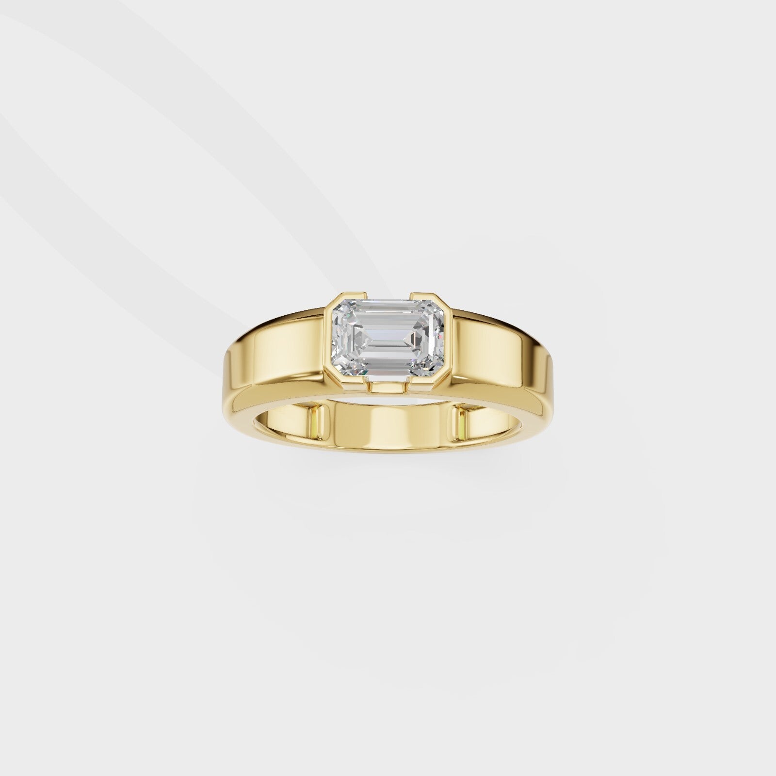 Lumora Emerald Men's Ring