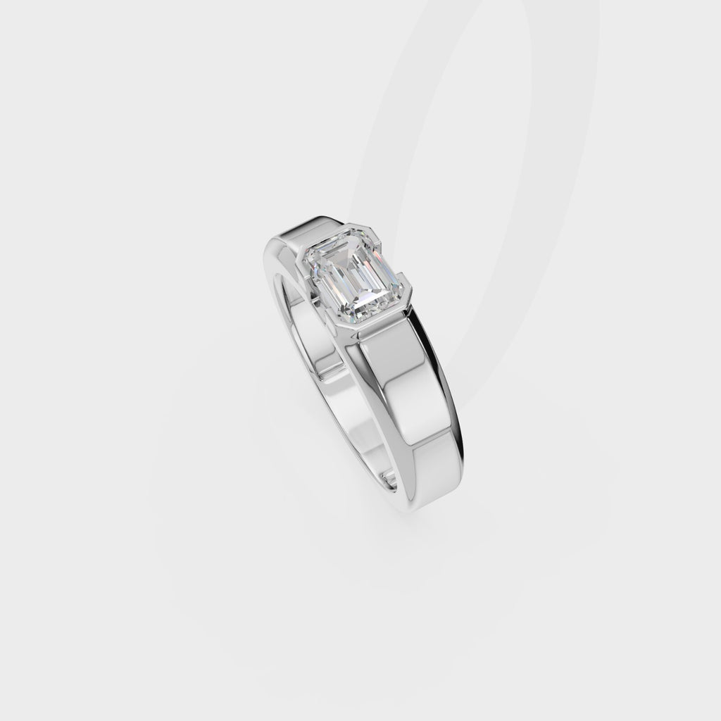 Lumora Emerald Men's Ring