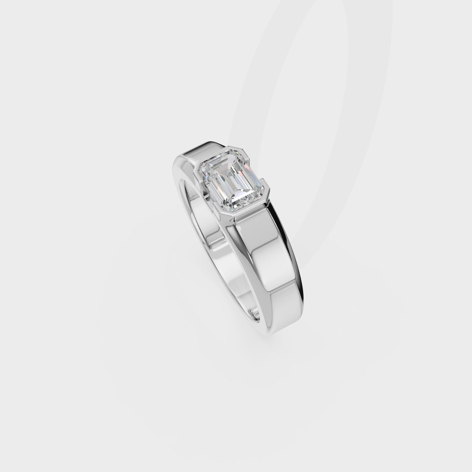Lumora Emerald Men's Ring