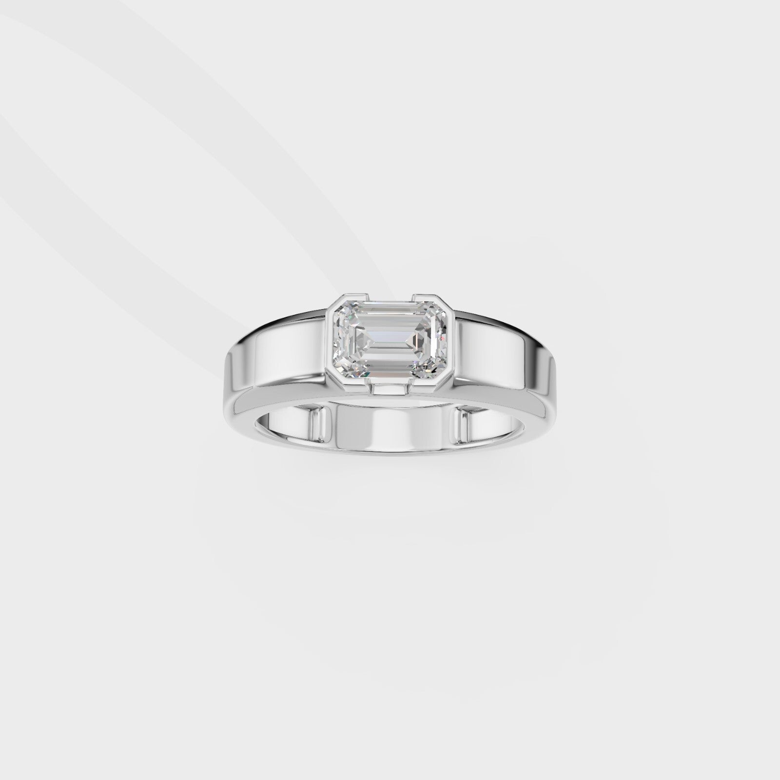 Lumora Emerald Men's Ring