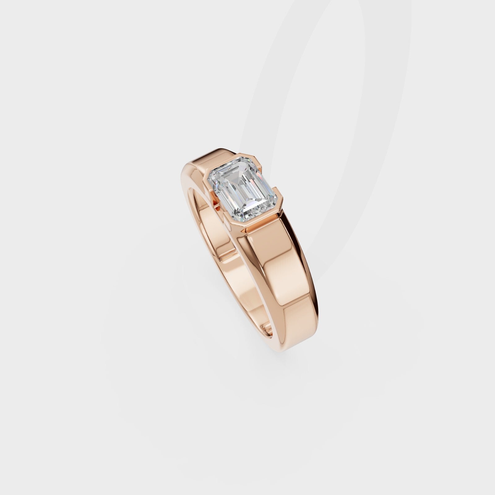 Lumora Emerald Men's Ring