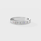 Sleek spark Baguette Men's Ring