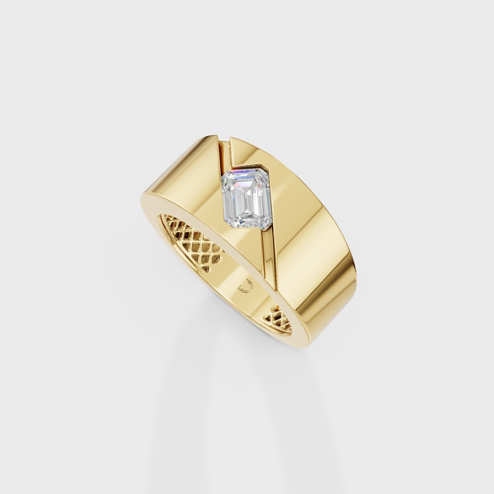 Solstice Emerald Men's Ring