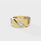 Solstice Emerald Men's Ring