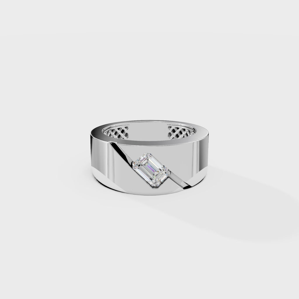 Solstice Emerald Men's Ring
