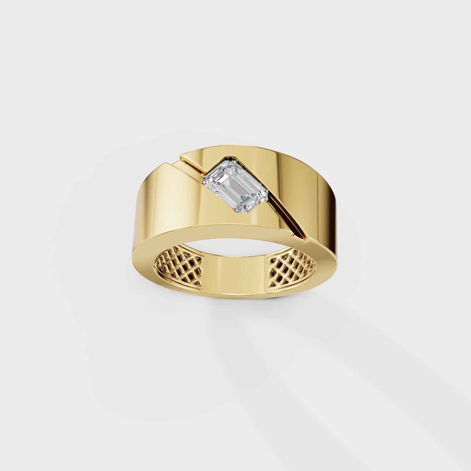 Solstice Emerald Men's Ring