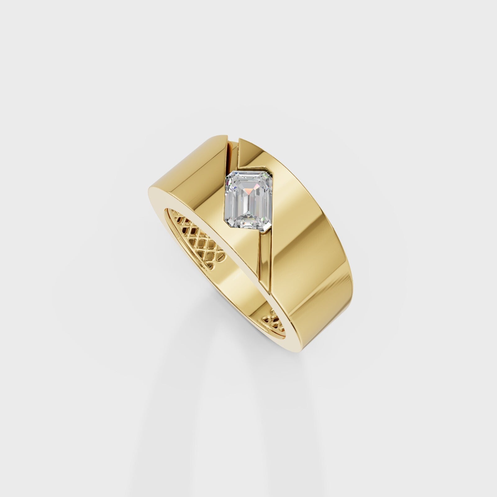 Solstice Emerald Men's Ring