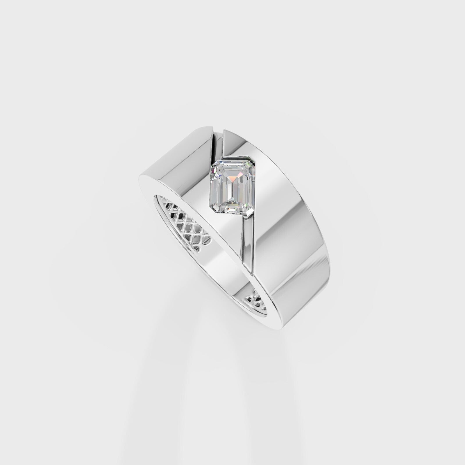 Solstice Emerald Men's Ring