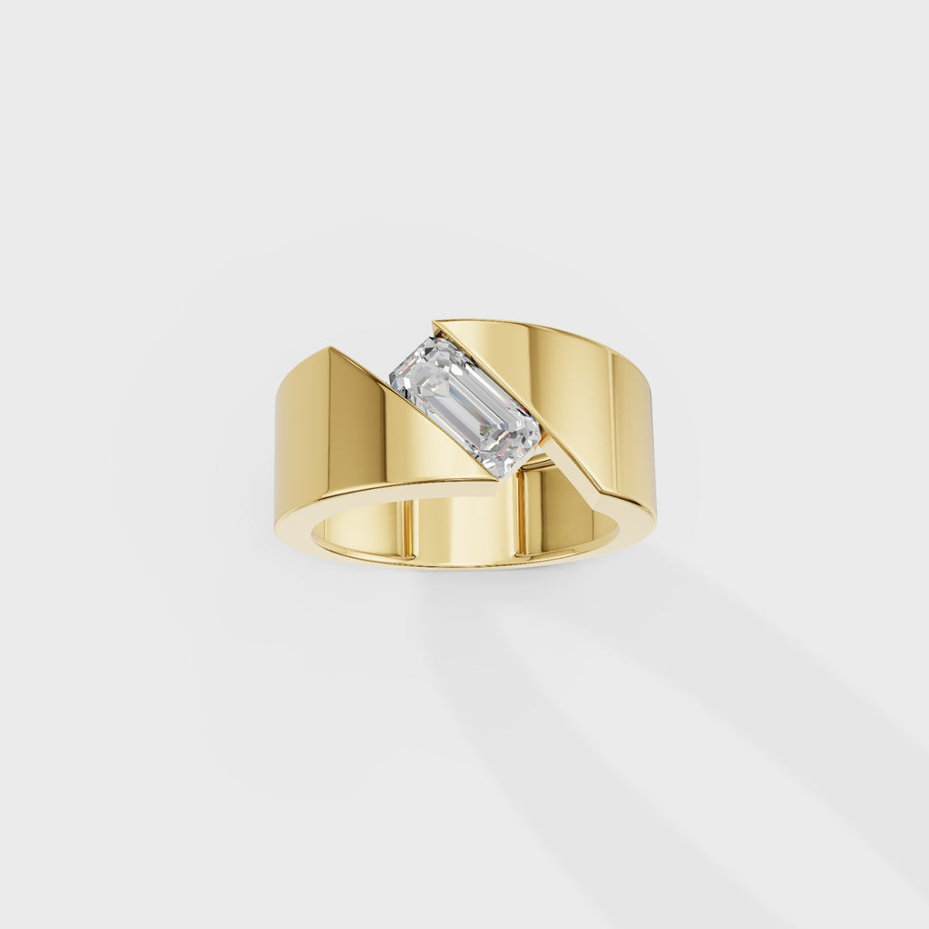 Thunderstrike Emerald Ring