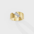 Thunderstrike Emerald Ring