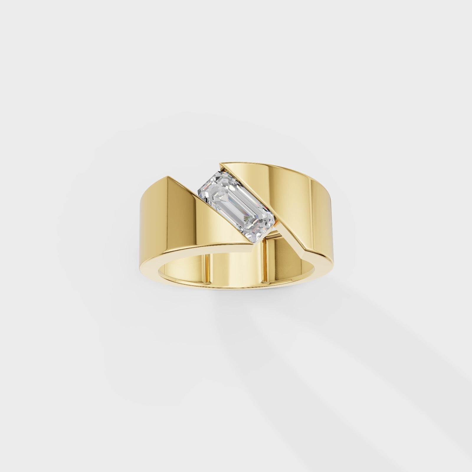 Thunderstrike Emerald Ring