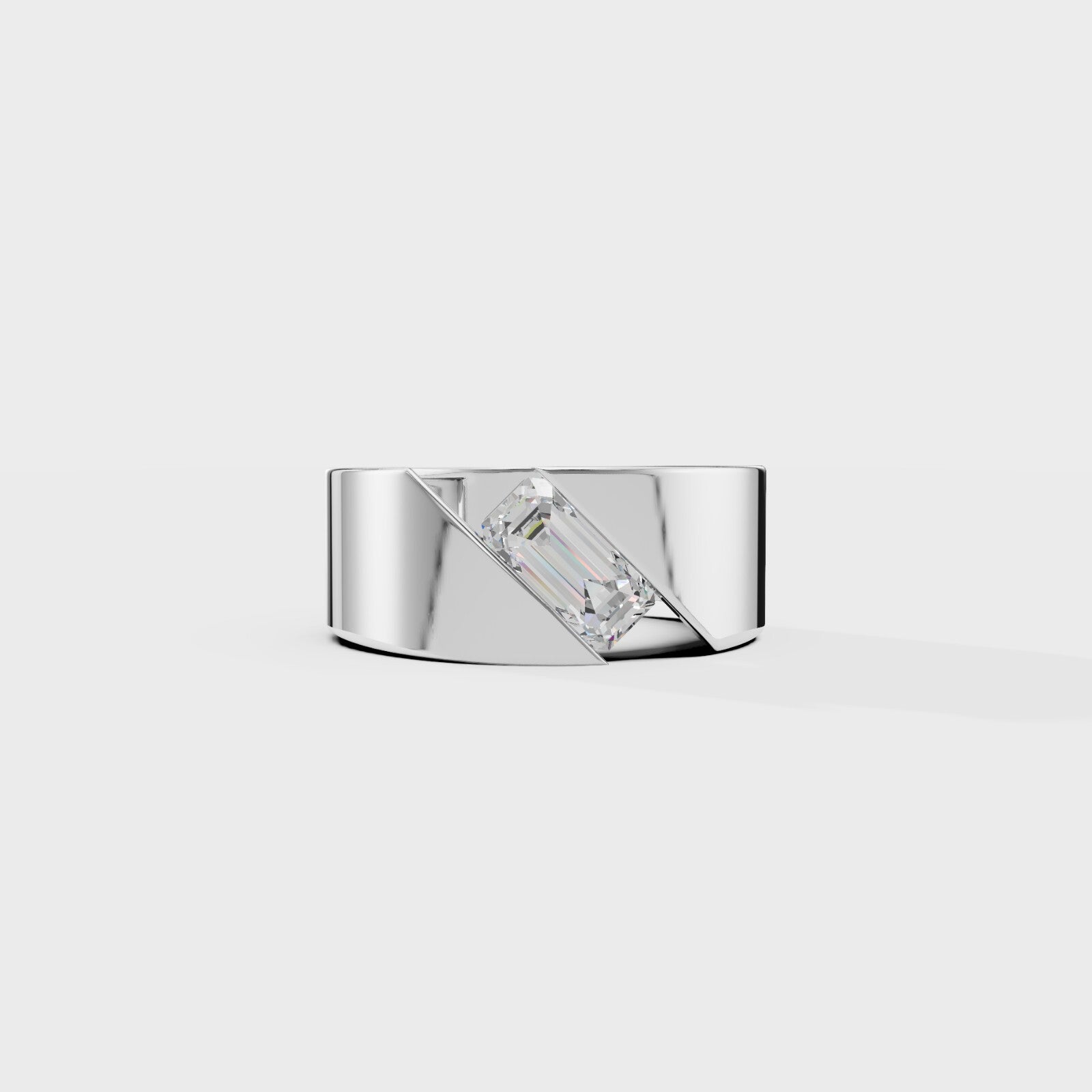 Solstice Emerald Men's Ring