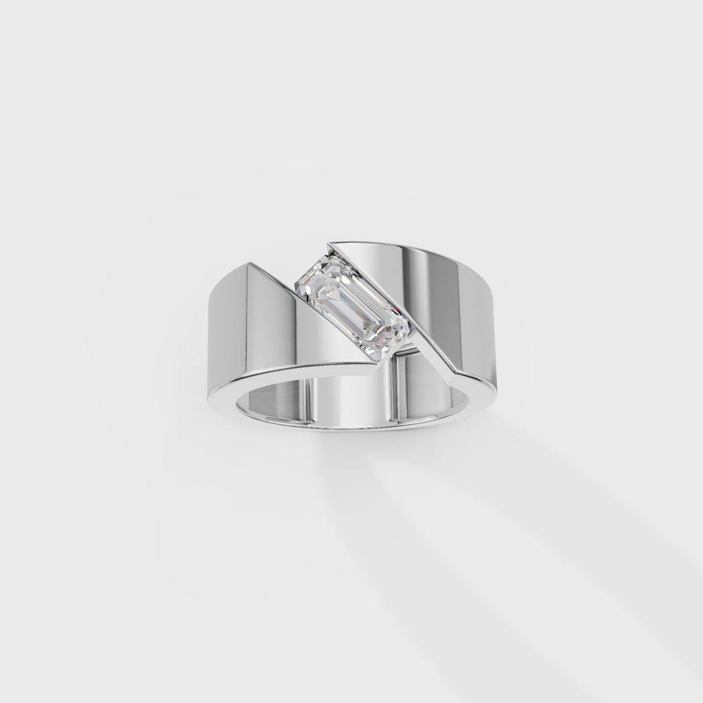 Thunderstrike Emerald Ring