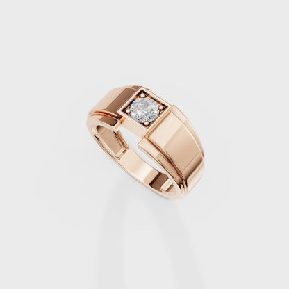 Citadel Round Men's Ring