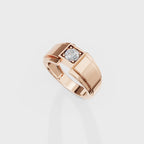 Citadel Round Men's Ring