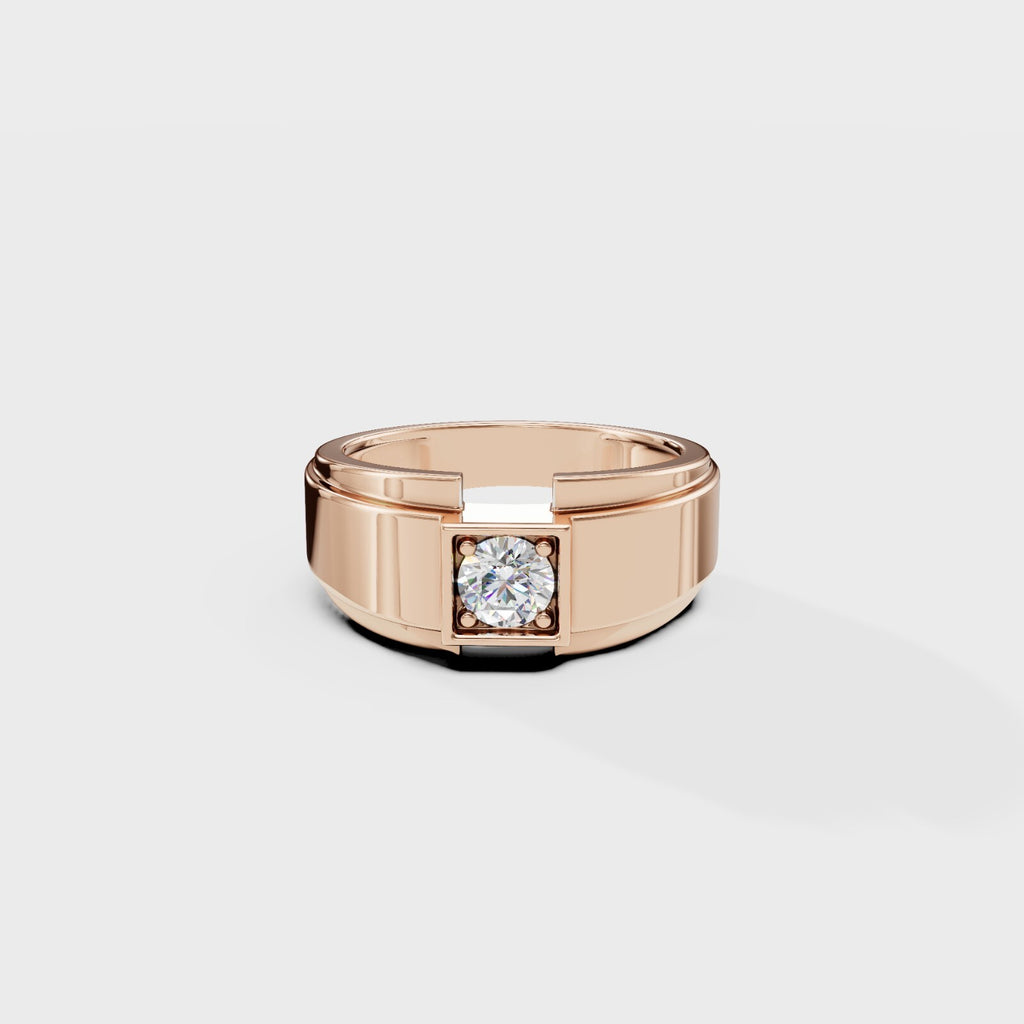 Citadel Round Men's Ring