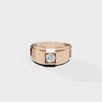 Citadel Round Men's Ring