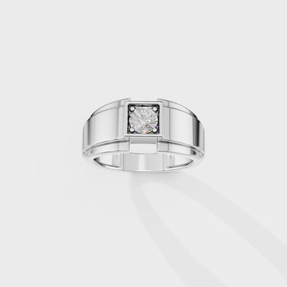 Citadel Round Men's Ring