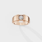 Citadel Round Men's Ring