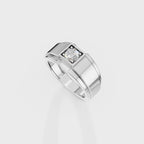Citadel Round Men's Ring
