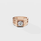 Helious Round Cut Men's Ring