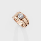 Helious Round Cut Men's Ring