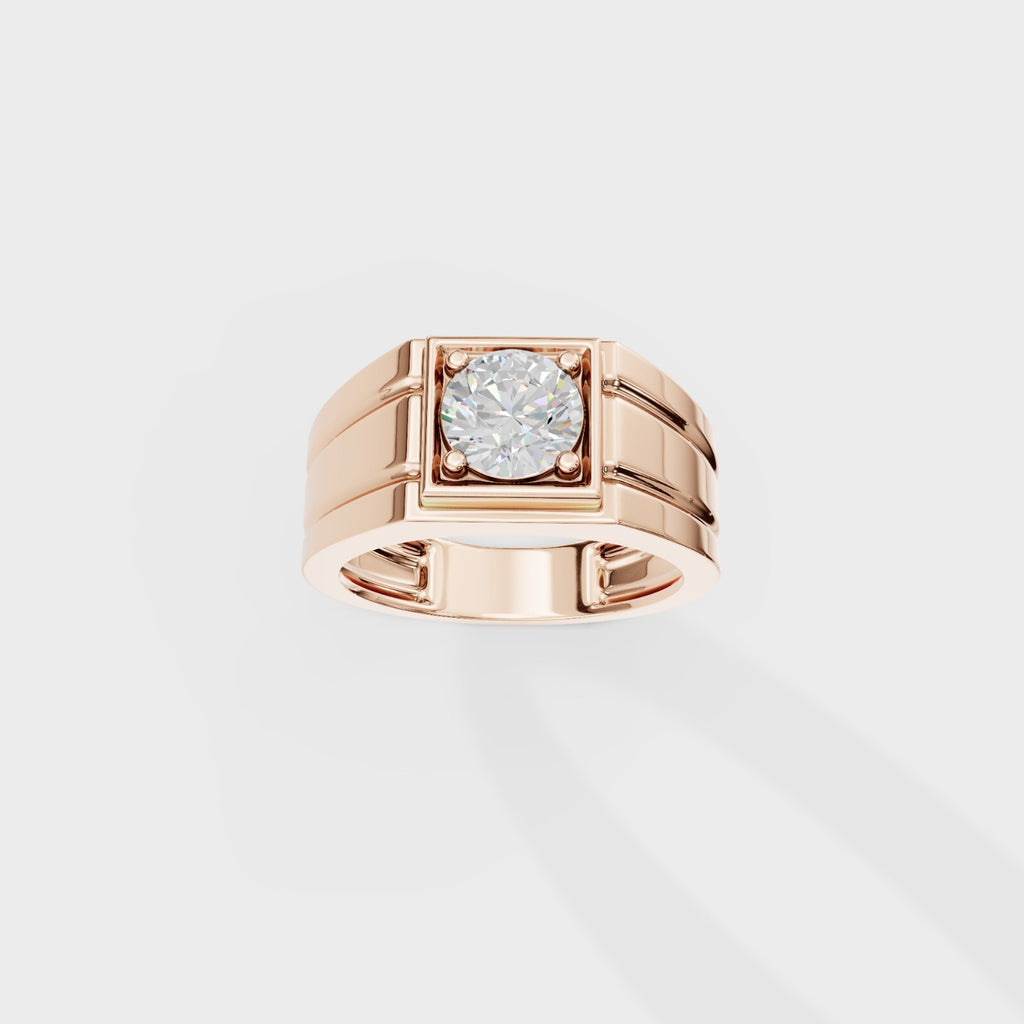 Helious Round Cut Men's Ring