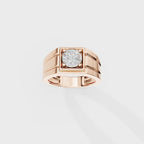 Helious Round Cut Men's Ring