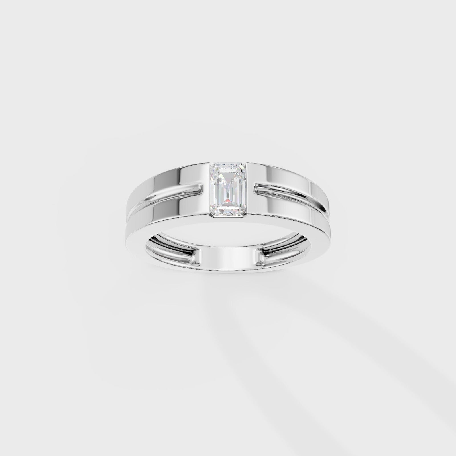 Pixie Emerald Men's Ring