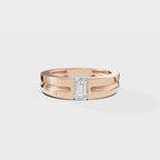 Pixie Emerald Men's Ring