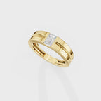 Pixie Emerald Men's Ring