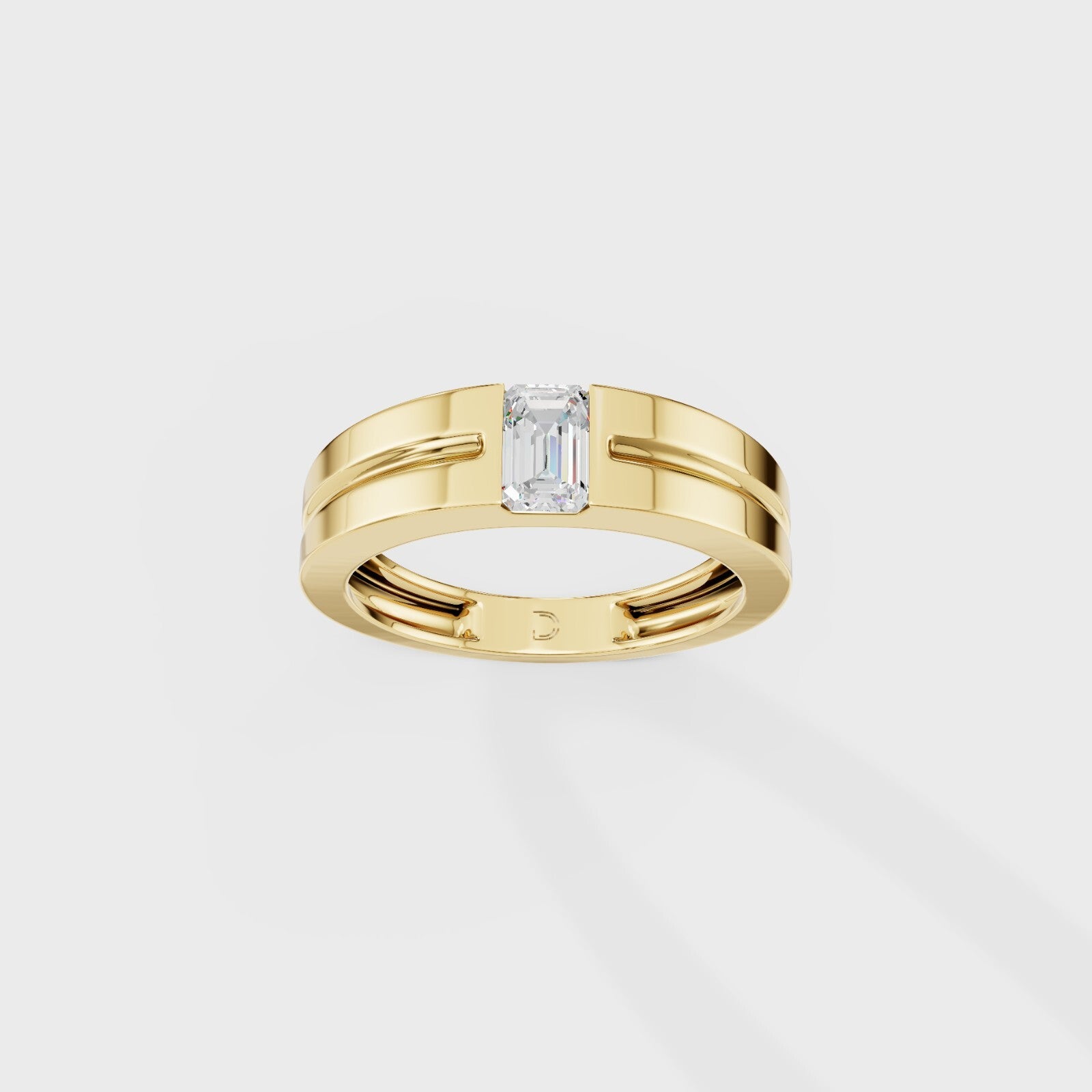 Pixie Emerald Men's Ring