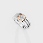 The Tesseract Round Ring