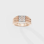 The Tesseract Round Ring