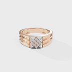 The Tesseract Round Ring